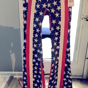 Free People American Flag pants.